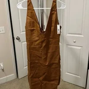 Banana Republic | Dresses | Nwt Banana Republic Lina Linen Mini Dress In  Warm Clay Brown | Poshmark